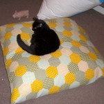 Upcycle an old duvet cover into a frugal bean bag